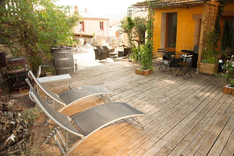 Bed and Breakfast Domaine Les Cascades Ribaute Exterior foto